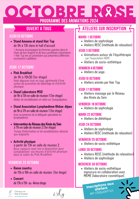 Programme Octobre Rose